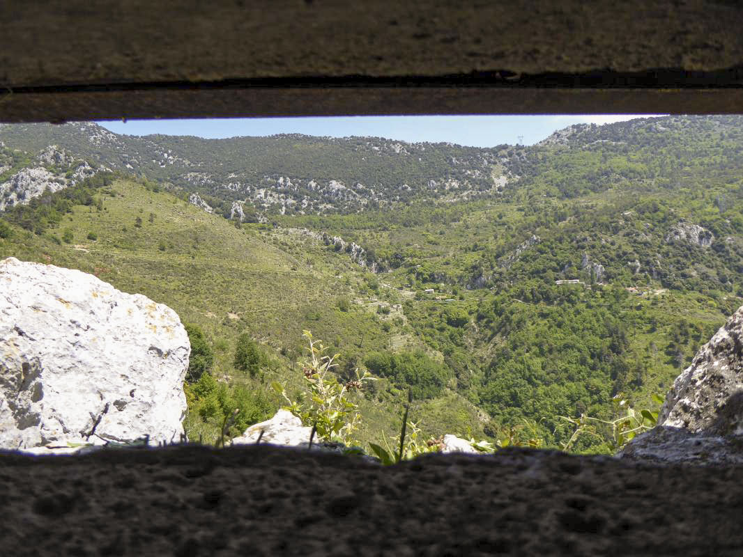 Ligne Maginot - LA PENA (PE) - (Ouvrage d'infanterie) - Vue sur le Col de la Chapelle de St Bernard - ELLENA-CUNY