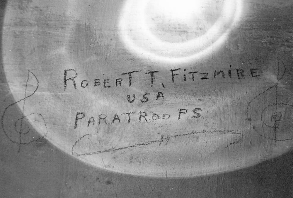 Ligne Maginot - LA PENA (PE) - (Ouvrage d'infanterie) - Un graffiti laissé par un soldat américain. - LOVINY Alain
