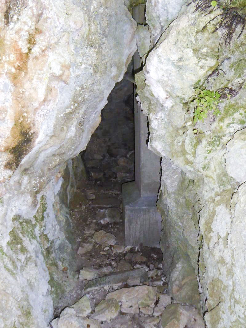 Ligne Maginot - LA PENA (PE) - (Ouvrage d'infanterie) - Arrière du casernement - ELLENA-CUNY