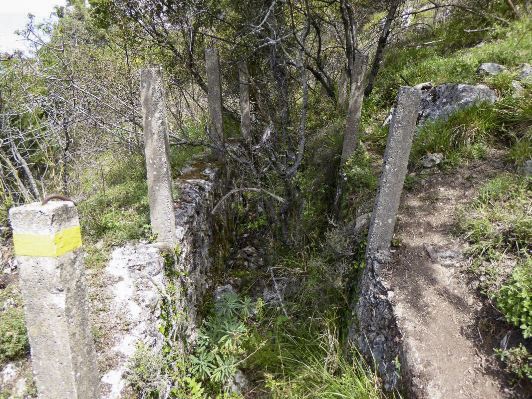 Ligne Maginot - LA PENA (PE) - (Ouvrage d'infanterie) - Tranchée d'accès au casernement - ELLENA-CUNY