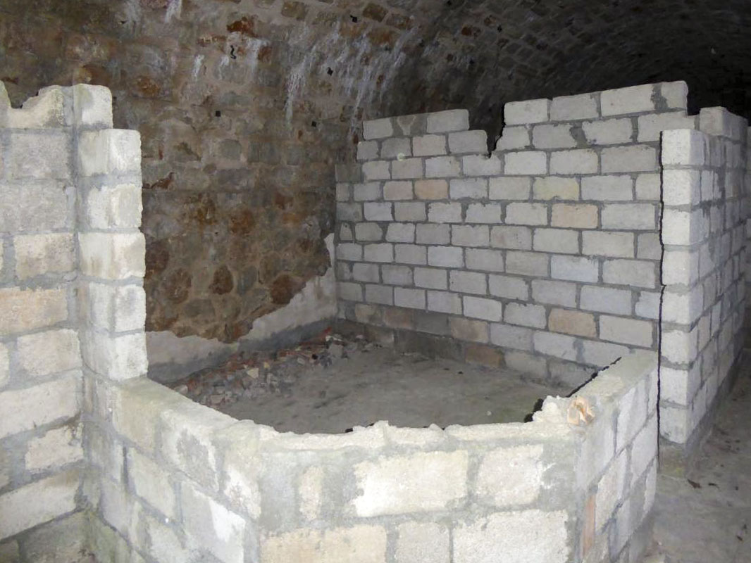 Ligne Maginot - LA TURBIE (SOUS-SECTEUR CORNICHES - 58° DBAF) - (PC de Sous-Secteur) - Le PC en construction - ELLENA-CUNY
