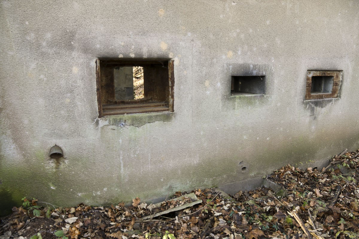 Ligne Maginot - SCHANZ - (Stand de tir) - Créneaux de la casemate d'exercice - Alain Perouffe