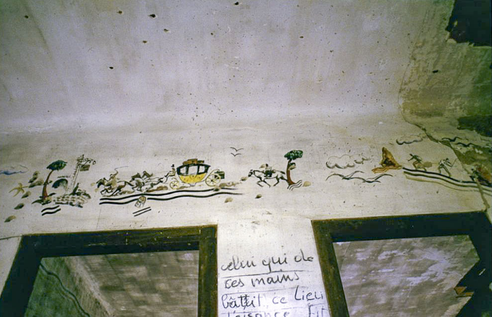 Ligne Maginot - MONT CHAUVE D'ASPREMONT - (Central téléphonique isolé) - Fresques / dessins - Alain LOVINY