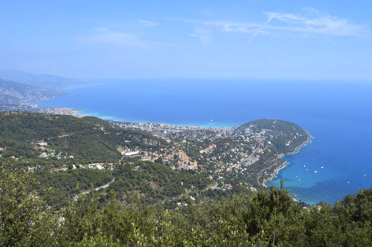 Ligne Maginot - MONT GROS DE ROQUEBRUNE - (Observatoire d'artillerie) - Vue vers le Cap Martin - Michal Prasil