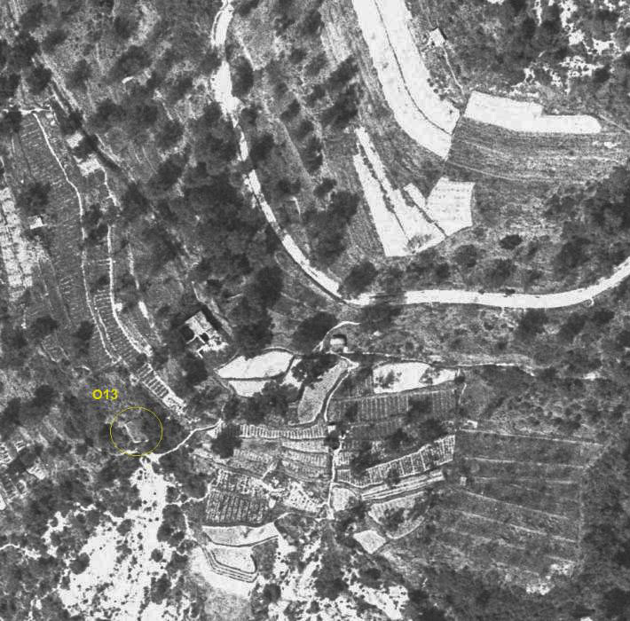 Ligne Maginot - O13 - GORBIO NORD - (Casemate d'infanterie - Simple) -  - IGN - Géoportail 1961