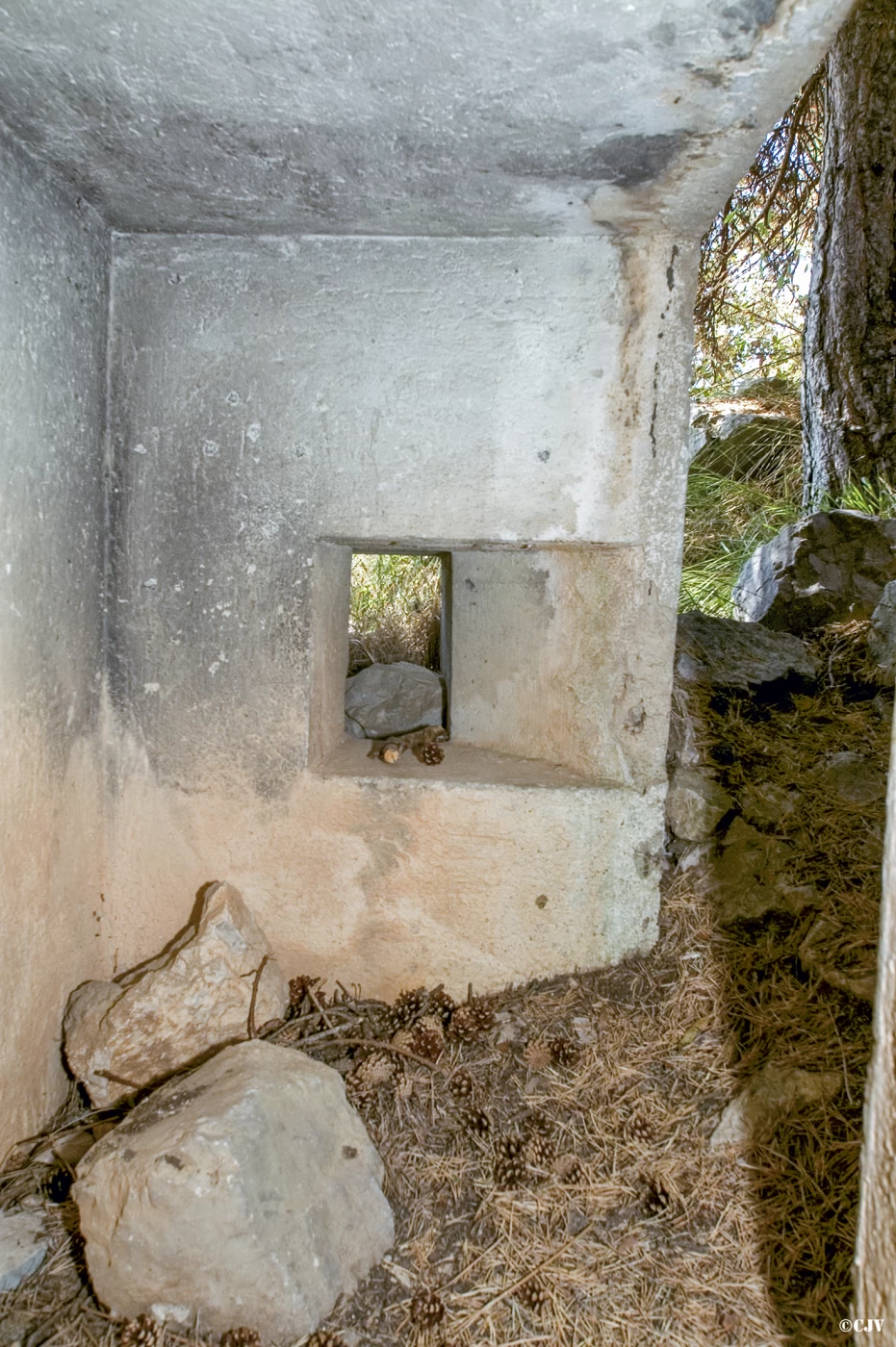 Ligne Maginot - O46 - MADONE DE GORBIO NORD - (Blockhaus pour arme infanterie) - L'entrée - Lia VERMEULEN