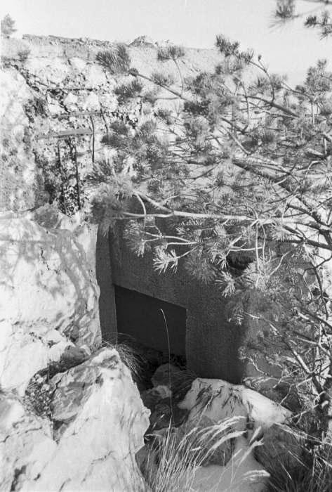 Ligne Maginot - O46 - MADONE DE GORBIO NORD - (Blockhaus pour arme infanterie) - L'accès au blockhaus - LOVINY Alain