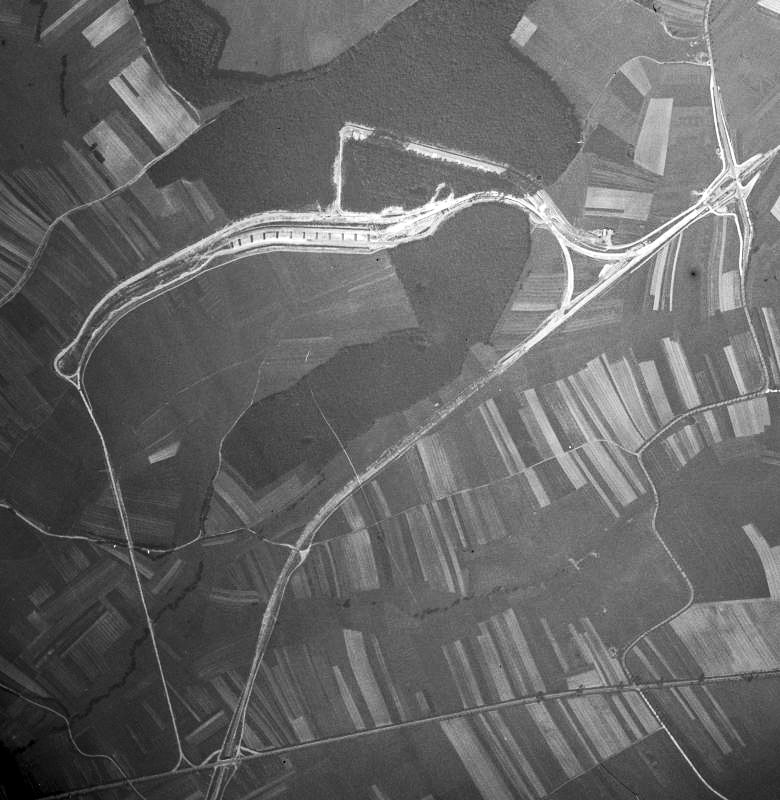 Ligne Maginot - REDING - DéPôT ARRIèRE - (Dépôt de Munitions) - Chantier du dépôt en 1935 - IGN - Géoportail 1935
