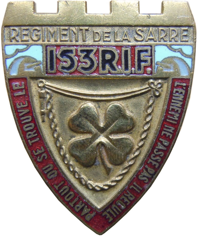 Insigne du 153° RIF