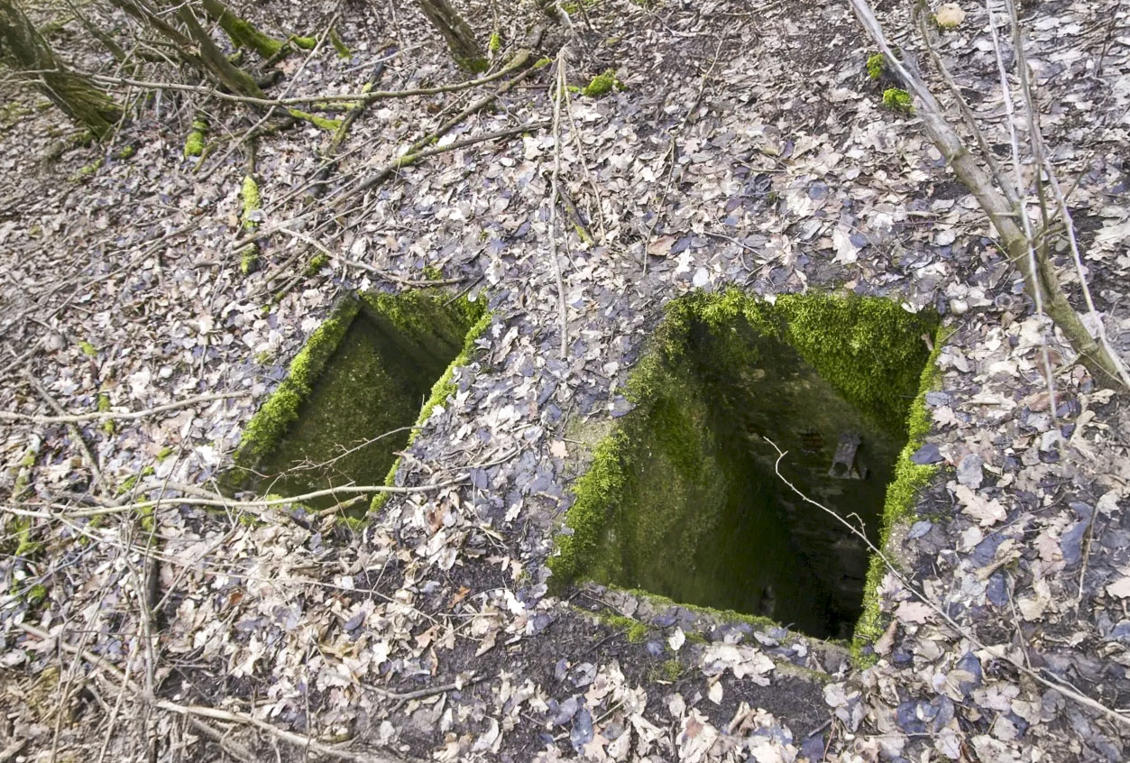 Ligne Maginot - O44 - WEIHERGRABEN - (Observatoire d'artillerie) - Les deux puits d'observation - Michel Teiten
