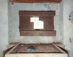 Ligne Maginot - MAIN DU PRINCE 1 - (Blockhaus pour canon) - Support du canon et créneau antichar