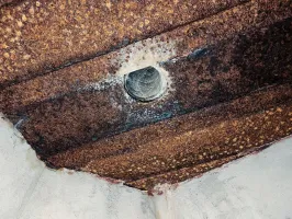 Ligne Maginot - MAIN DU PRINCE 1 - (Blockhaus pour canon) - Orifice pour périscope dans la dalle de toiture