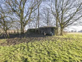 Ligne Maginot - LEGERET NORD 3 - C5-B - (Blockhaus pour canon) - Le blockhaus vu depuis le nord.