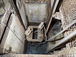 Ligne Maginot - FOUR A CHAUX - FAC - (Ouvrage d'artillerie) - Bloc 2
La fosse du monte charge 