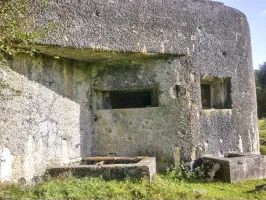 Ligne Maginot - B312 - ANSTAING - (Blockhaus pour canon) - Créneau nord