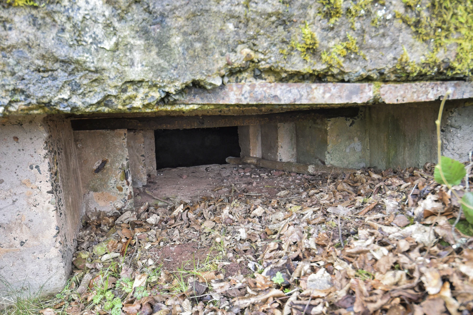 Ligne Maginot - HEILLINGEN DELL - (Blockhaus pour arme infanterie) - Le créneau coté extérieur - Ludovic KNAPP
