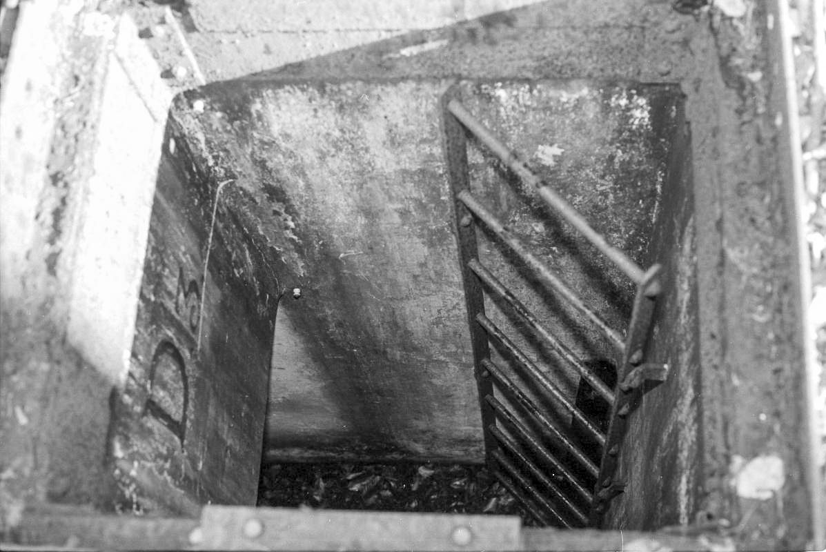 Ligne Maginot - D3 - (Chambre de coupure) - L'accès en puits à la chambre de coupure - B. Henrich