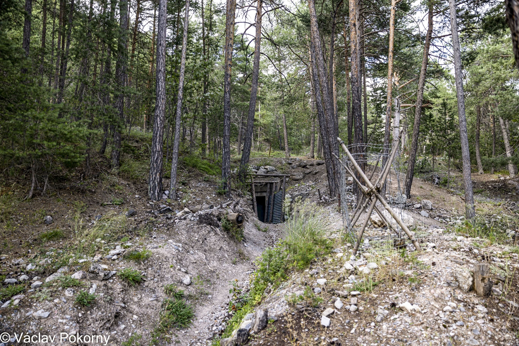 Ligne Maginot - LA PIGNEE - (Abri) - Entrée droite - Václav Pokorný