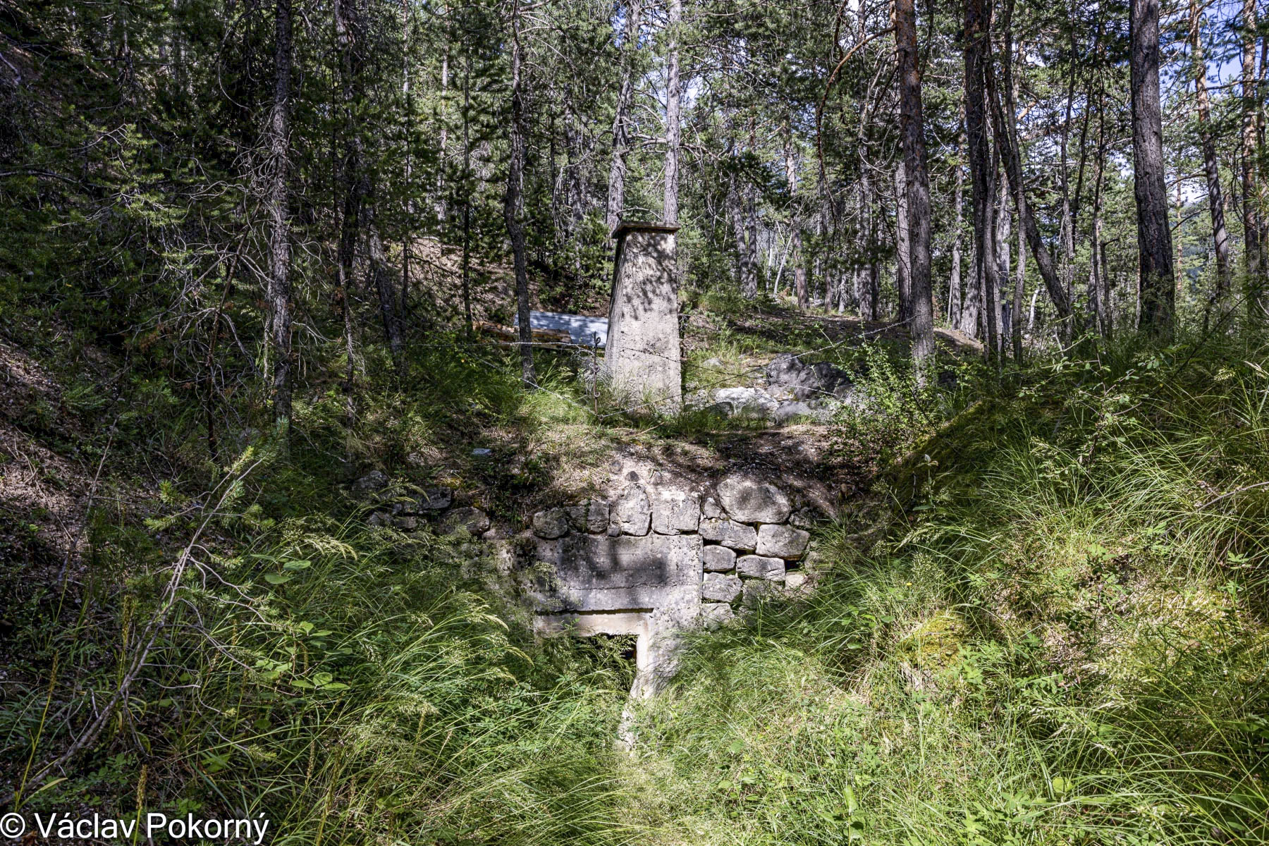 Ligne Maginot - LA PIGNEE - (Abri) - Entrée gauche - Václav Pokorný